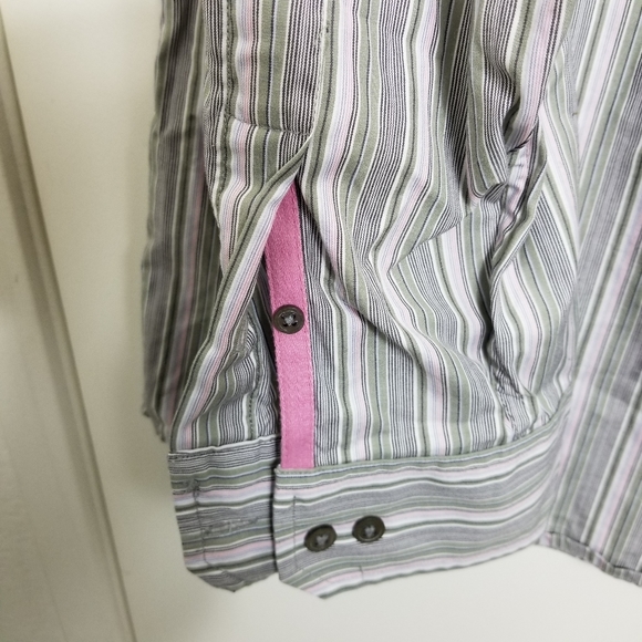 Banana Republic Mens Button Down Stripe Shirt - Picture 3 of 7